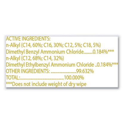 Clorox Disinfecting Wipes, 7 x 8, Lemon Fresh, 75/Canister, 6/Carton