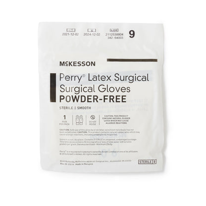 McKesson Perry® Performance Plus Surgical Glove, Size 9, Cream 20-1090N
