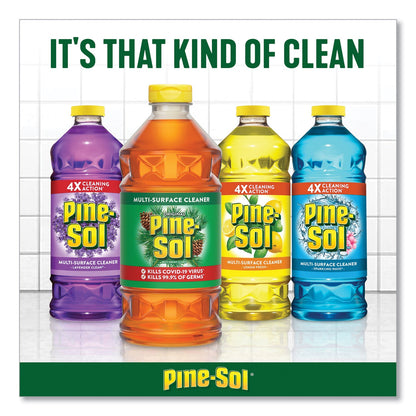 Pine-Sol Multi-Surface Cleaner, Lemon Fresh, 28 oz Bottle, 12/Carton