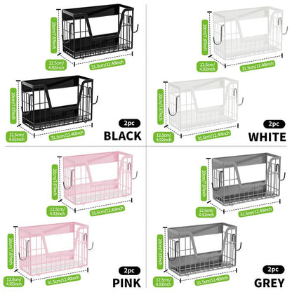 【Holiday Deals】San Dream Magnetic Shelf for Fridge Spice Rack Organizer Magnetic Fruit Basket for Refrigerator Laundry Organizer Spice Snacks Magnet Fridge Shelf-1Pc&2Pcs
