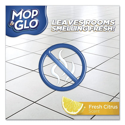 MOP & GLO Triple Action Floor Cleaner, Fresh Citrus Scent, 32 oz Bottle