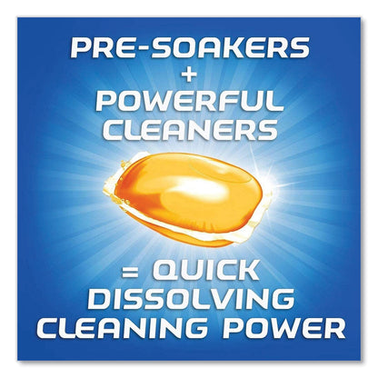 FINISH Dish Detergent Gelpacs, Orange Scent, 54/Box, 4 Boxes/Carton