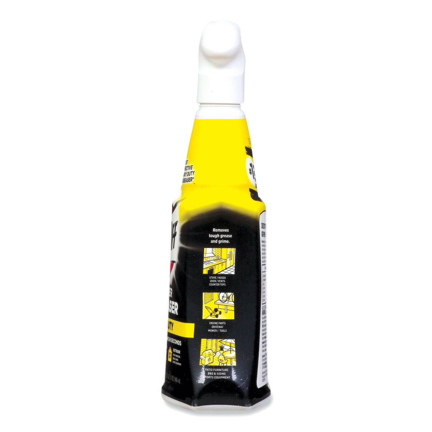 EASY-OFF Heavy Duty Cleaner Degreaser, 32 oz Spray Bottle, 6/Carton