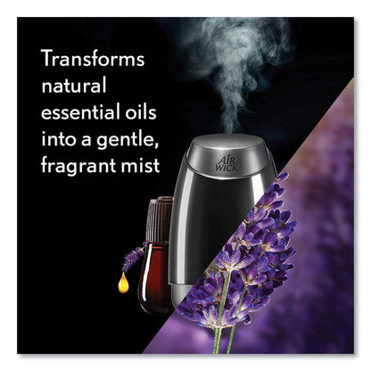 Air Wick Essential Mist Starter Kit, Lavender and Almond Blossom, 0.67 oz Bottle