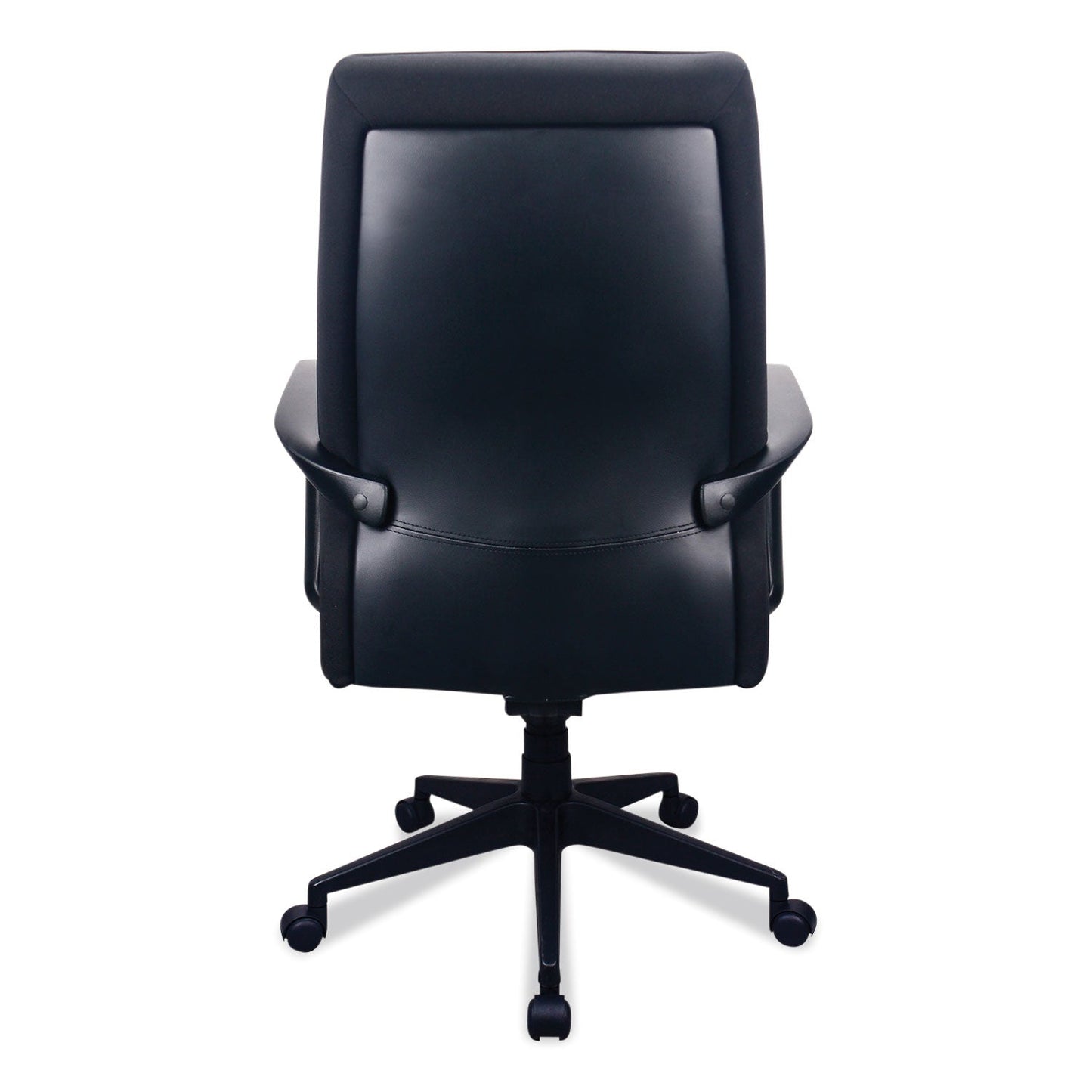 Tempur-Pedic 300 Leather High-Back Chair, Supports Up to 250 lb, 19.57" to 22.56" Seat Height, Black