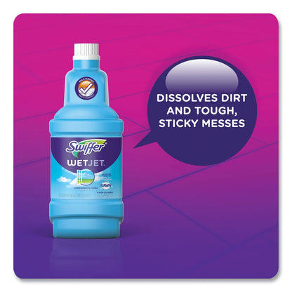 Swiffer WetJet System Cleaning-Solution Refill, Fresh Scent, 1.25 L Bottle, 4/Carton