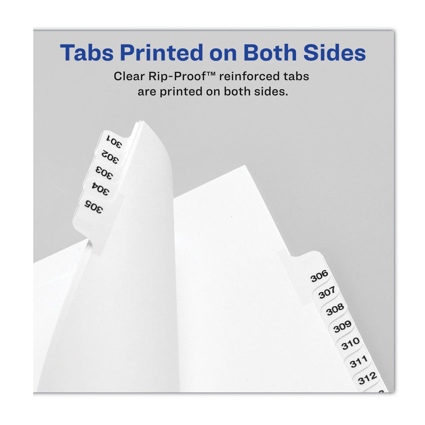 Avery Preprinted Legal Exhibit Side Tab Index Dividers, Avery Style, 10-Tab, 77, 11 x 8.5, White, 25/Pack, (1077)