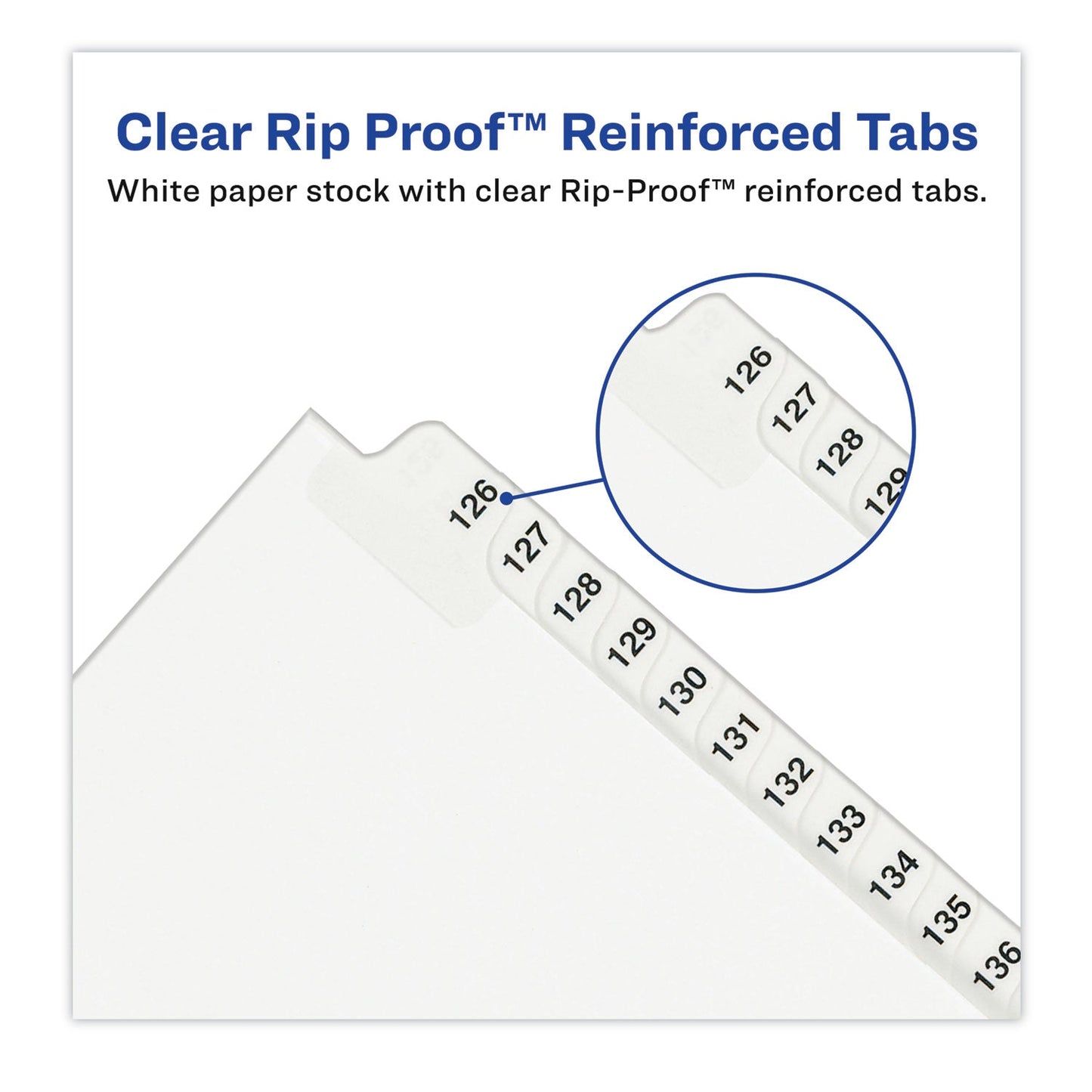 Avery Preprinted Legal Exhibit Side Tab Index Dividers, Avery Style, 25-Tab, 376 to 400, 11 x 8.5, White, 1 Set, (1345)