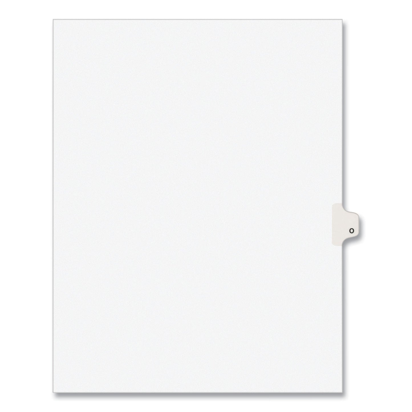 Avery Preprinted Legal Exhibit Side Tab Index Dividers, Avery Style, 26-Tab, O, 11 x 8.5, White, 25/Pack, (1415)