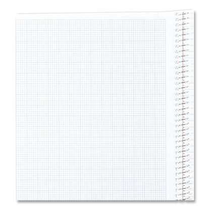 National Engineering and Science Notebook, Quadrille Rule, White Cover, 11 x 8.5, 60 Sheets