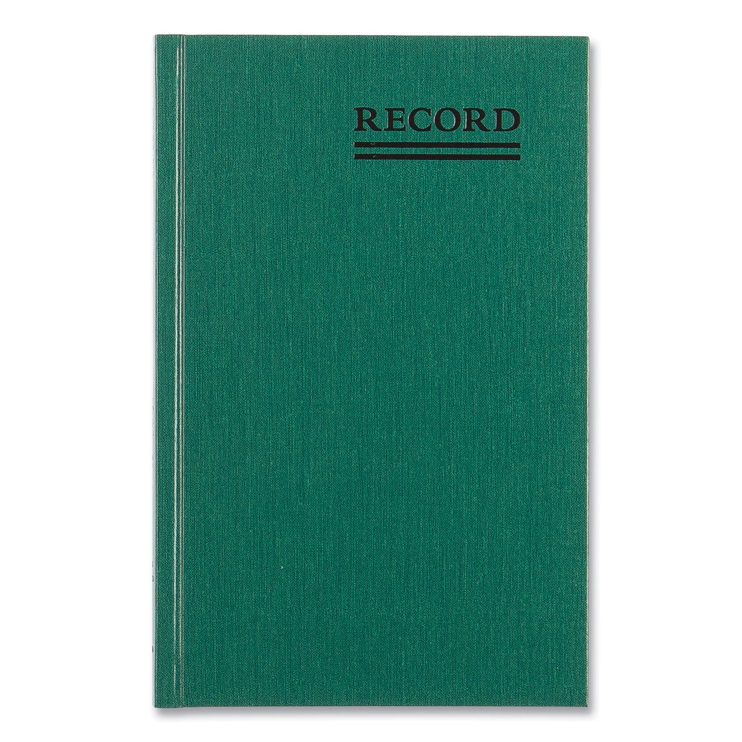 National Emerald Series Account Book, Green Cover, 9.63 x 6.25 Sheets, 200 Sheets/Book