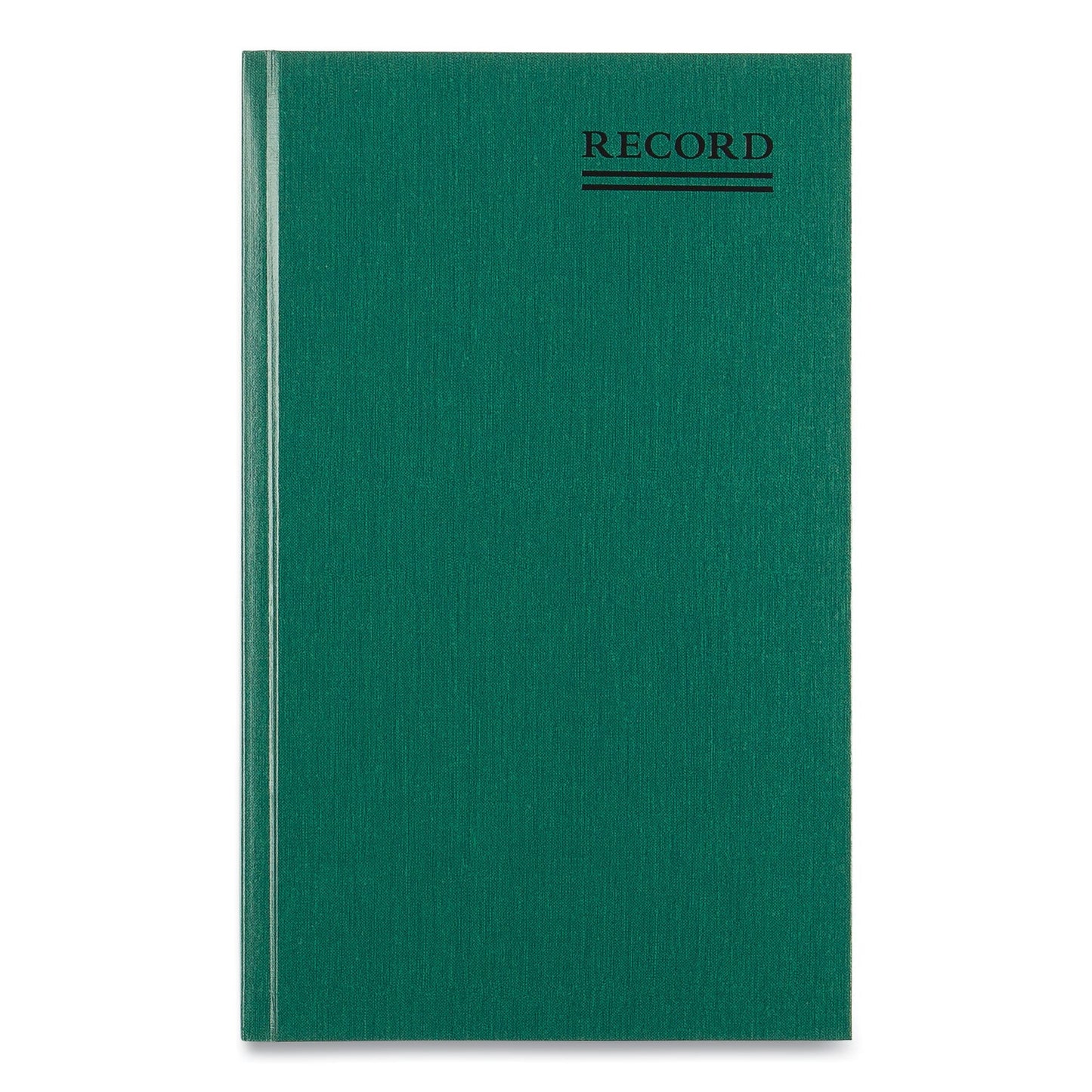National Emerald Series Account Book, Green Cover, 12.25 x 7.25 Sheets, 300 Sheets/Book