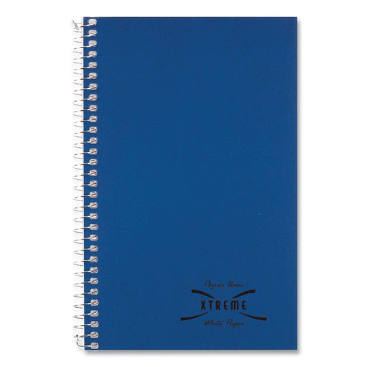 National Single-Subject Wirebound Notebooks, 1 Subject, Medium/College Rule, Kolor Kraft Blue Front Cover, 7.75 x 5, 80 Sheets