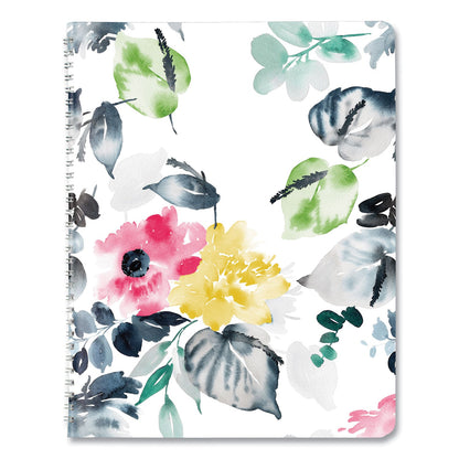 Blueline Monthly 14-Month Planner, Floral Watercolor Artwork, 11 x 8.5, Multicolor Cover, 14-Month (Dec to Jan): 2022 to 2024