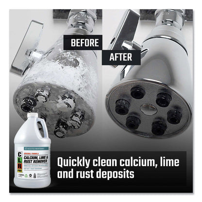 CLR PRO Calcium, Lime and Rust Remover, 1 gal Bottle, 4/Carton