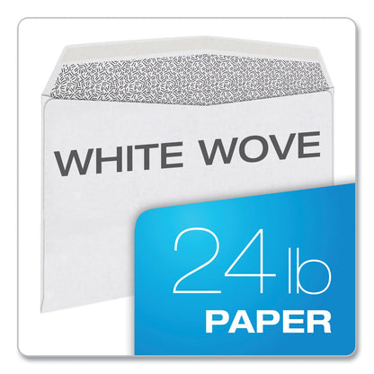 TOPS 1099 Double Window Envelope, Commercial Flap, Gummed Closure, 5.63 x 9, White, 24/Pack