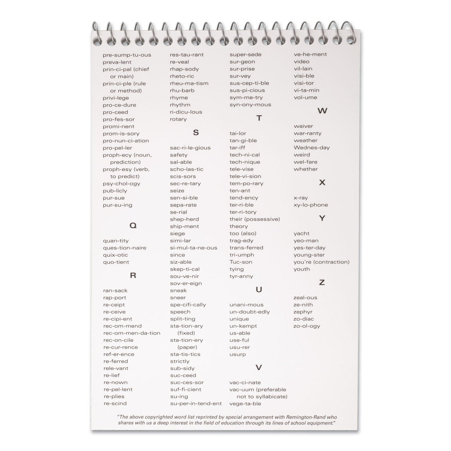 Mead Spell-Write Wirebound Steno Pad, Gregg Rule, Randomly Assorted Cover Colors, 80 White 6 x 9 Sheets