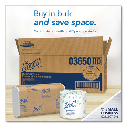 Scott Multi-Fold Towels, Absorbency Pockets, 9.2 x 9.4, White, 250 Sheets/Pack