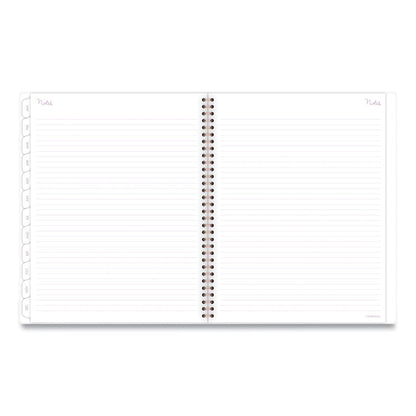 Cambridge Mina Weekly/Monthly Planner, Main Floral Artwork, 11 x 8.5, White/Violet/Peach Cover, 12-Month (Jan to Dec): 2023
