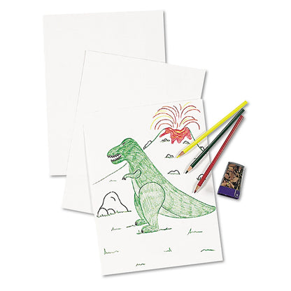 Pacon White Drawing Paper, 47 lb Text Weight, 12 x 18, Pure White, 500/Ream