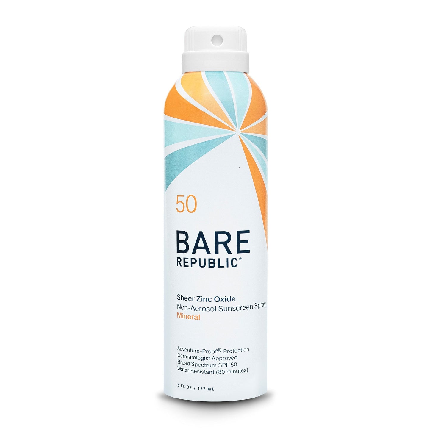Sunscreen BARE Republic® Mineral Sport SPF 50 Lotion 6 oz. Aerosol Can BR10153