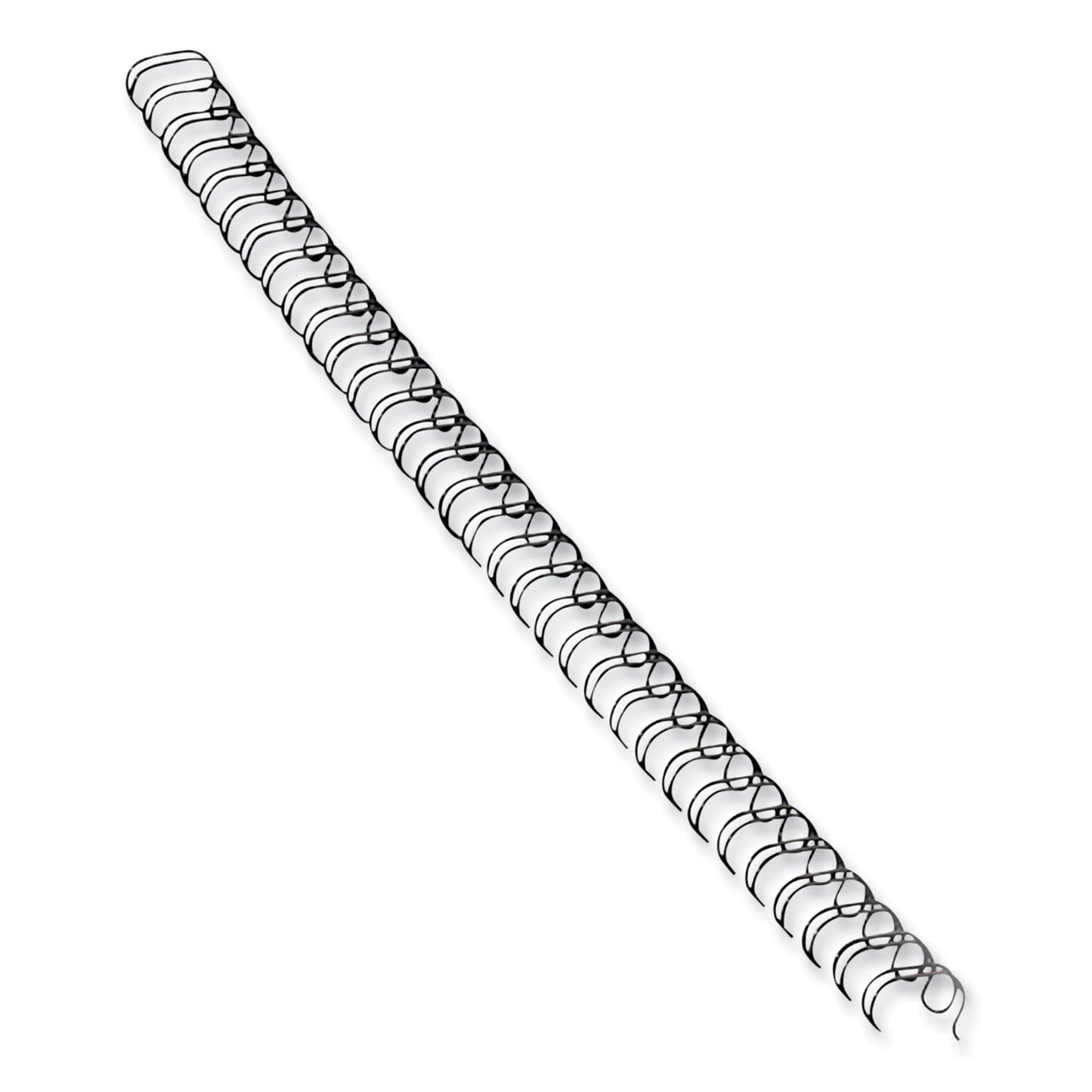 Fellowes Wire Bindings, 1/2" Diameter, 100 Sheet Capacity, Black, 25/Pack