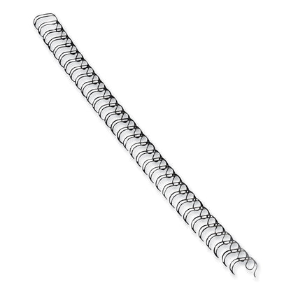Fellowes Wire Bindings, 1/2" Diameter, 100 Sheet Capacity, Black, 25/Pack