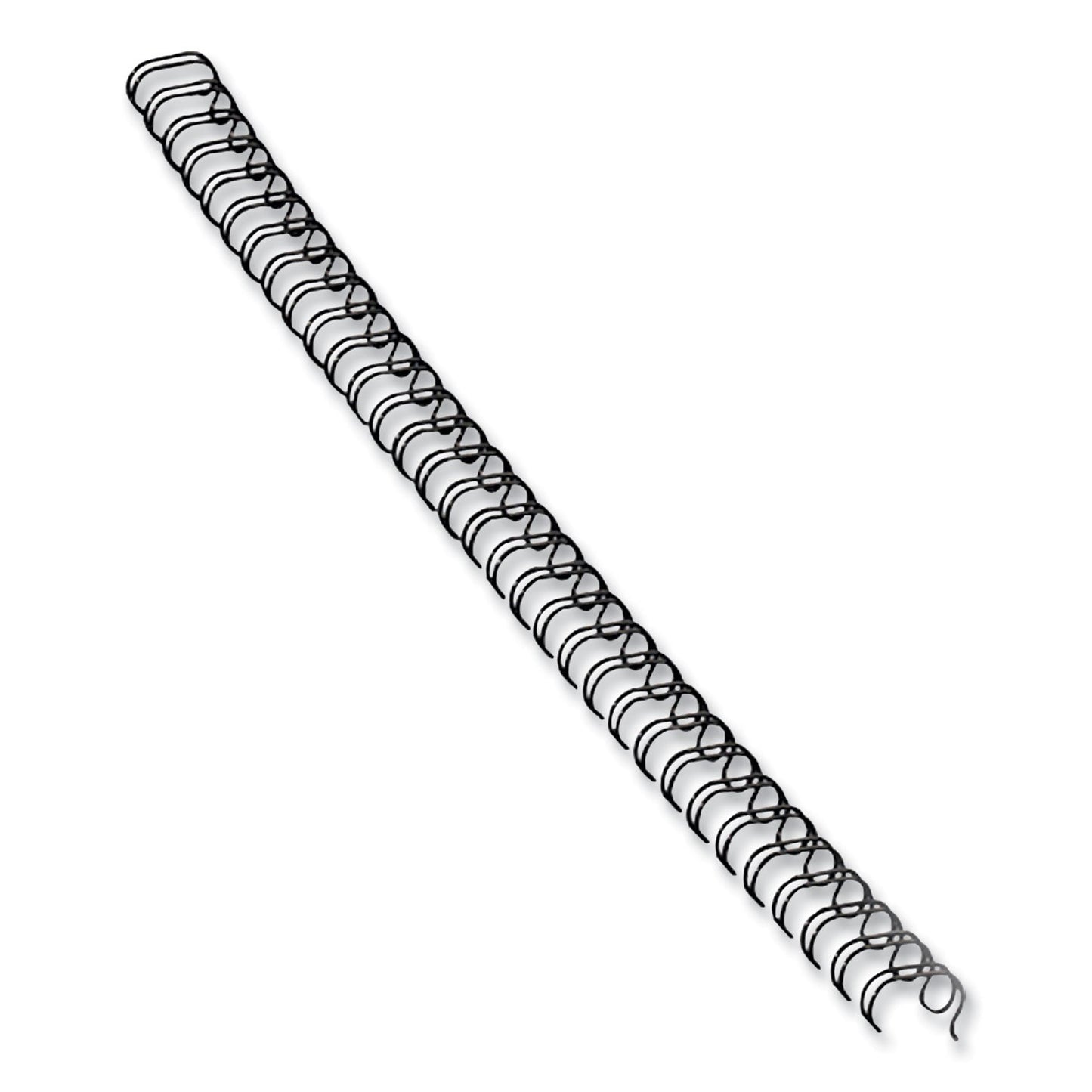 Fellowes Wire Bindings, 1/4" Diameter, 35 Sheet Capacity, White, 25/Pack