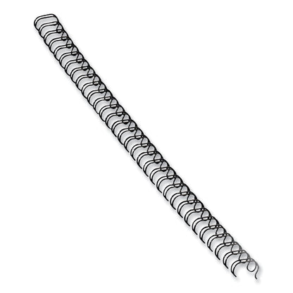 Fellowes Wire Bindings, 3/8" Diameter, 80 Sheet Capacity, Black, 25/Pack