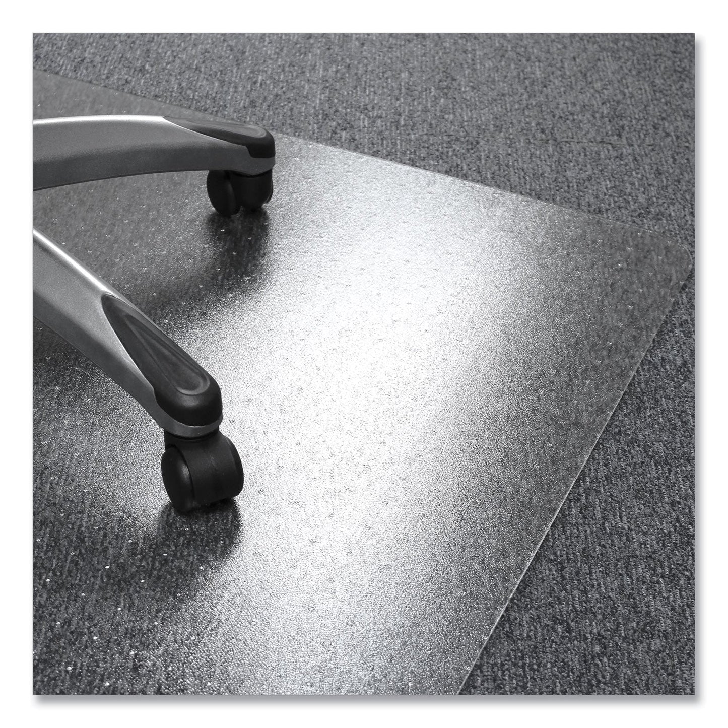 Floortex Cleartex Ultimat Polycarbonate Chair Mat for Low/Medium Pile Carpet, 48 x 60, Clear
