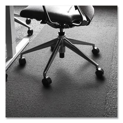 Floortex Cleartex Ultimat XXL Polycarb. Square General Office Mat for Carpets, 60 x 60, Clear