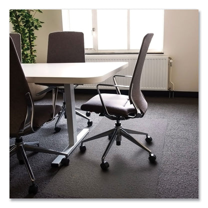Floortex Cleartex Ultimat XXL Polycarb. Square General Office Mat for Carpets, 60 x 60, Clear