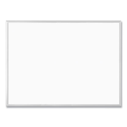 U Brands Melamine Dry Erase Board, 48 x 36, White Surface, Silver Frame