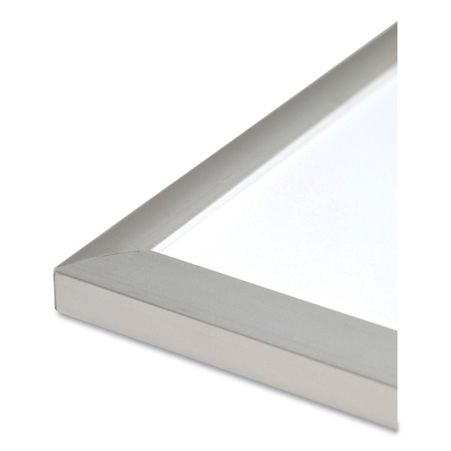 U Brands Melamine Dry Erase Board, 48 x 36, White Surface, Silver Frame