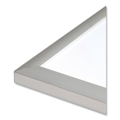 U Brands Magnetic Dry Erase Board with Aluminum Frame, 72 x 48, White Surface, Silver Frame