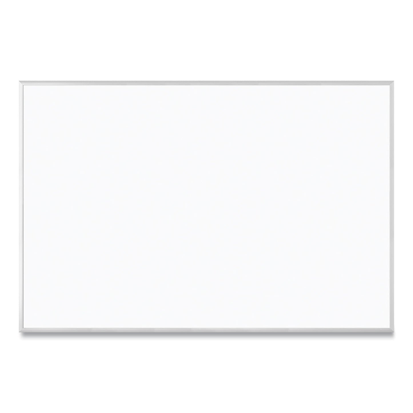 U Brands Magnetic Dry Erase Board with Aluminum Frame, 72 x 48, White Surface, Silver Frame