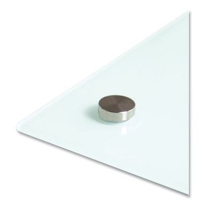 U Brands Glass Dry Erase Board, 48 x 36, White Surface