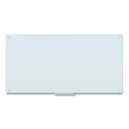 U Brands Glass Dry Erase Board, 72 x 36, White Surface