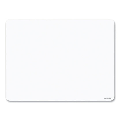U Brands Double-Sided Dry Erase Lap Board, 12 x 9, White Surface, 10/Pack