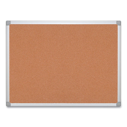 MasterVision Earth Cork Board, 24 x 36, Aluminum Frame