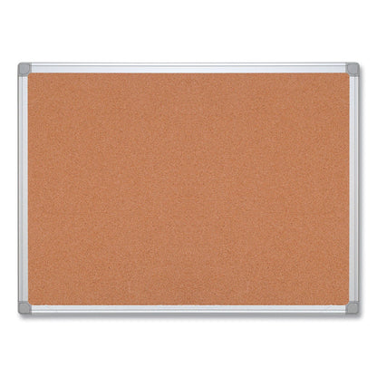 MasterVision Earth Cork Board, 48 x 72, Aluminum Frame