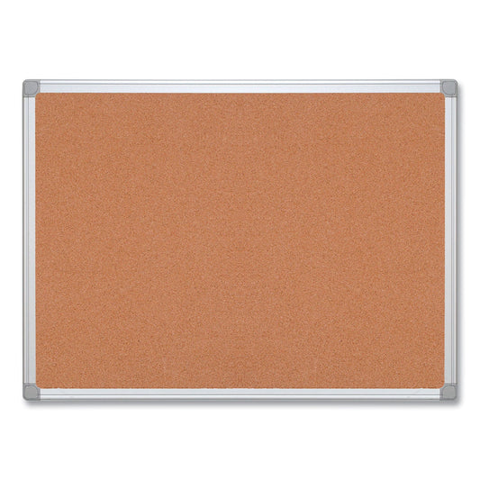 MasterVision Earth Cork Board, 48 x 72, Aluminum Frame