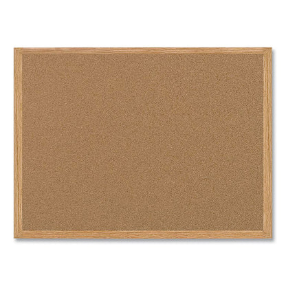 MasterVision Earth Cork Board, 24 x 36, Wood Frame