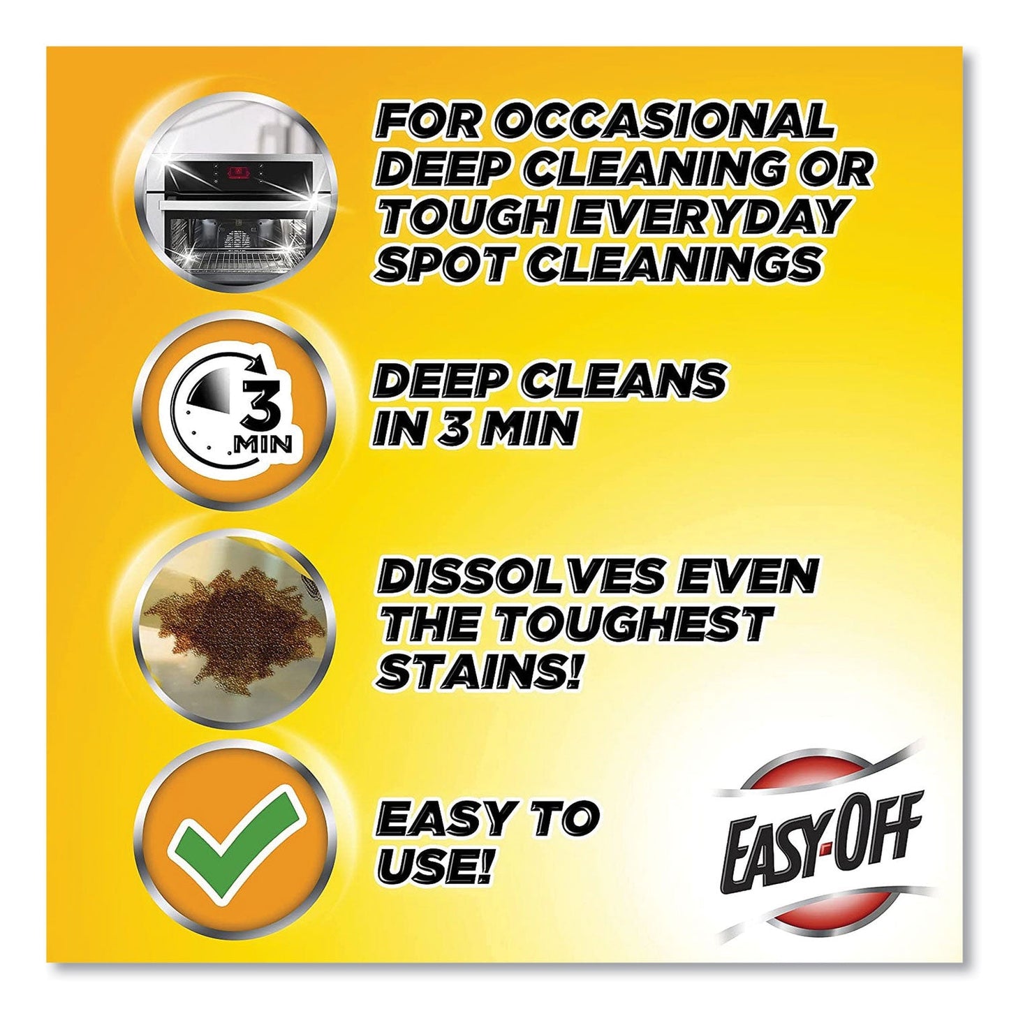 Professional EASY-OFF Oven and Grill Cleaner, Unscented, 24 oz Aerosol Spray