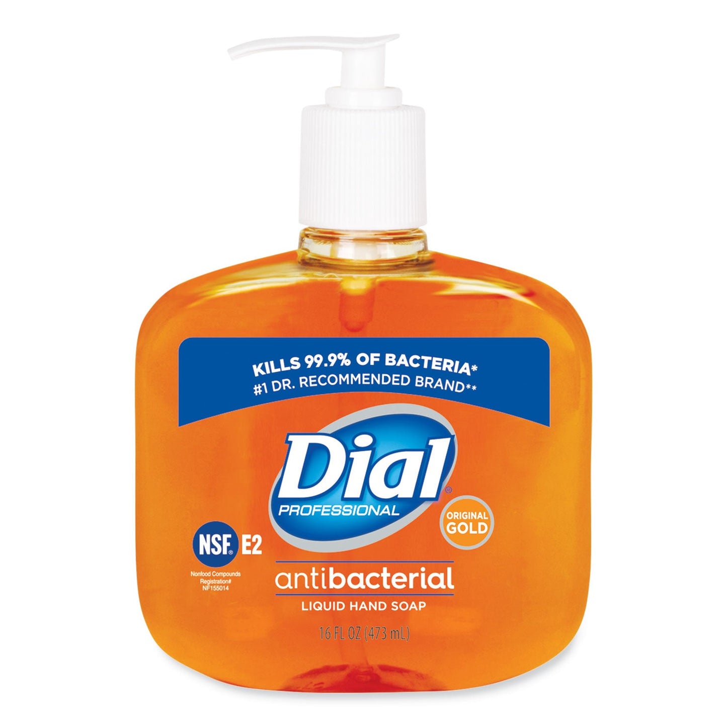 Dial Gold Antibacterial Liquid Hand Soap, Floral, 16 oz Pump