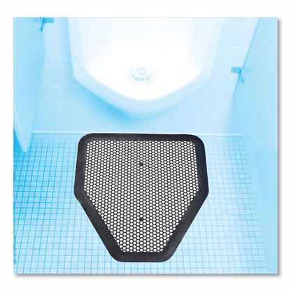 Big D Industries Deo-Gard Disposable Urinal Mat, Charcoal, Mountain Air, 17.5 x 20.5, 6/Carton