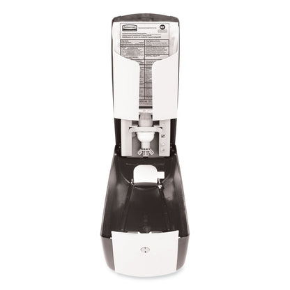 Rubbermaid AutoFoam Touch-Free Dispenser, 1,100 mL, 5.2 x 5.25 x 10.9, Black/Chrome