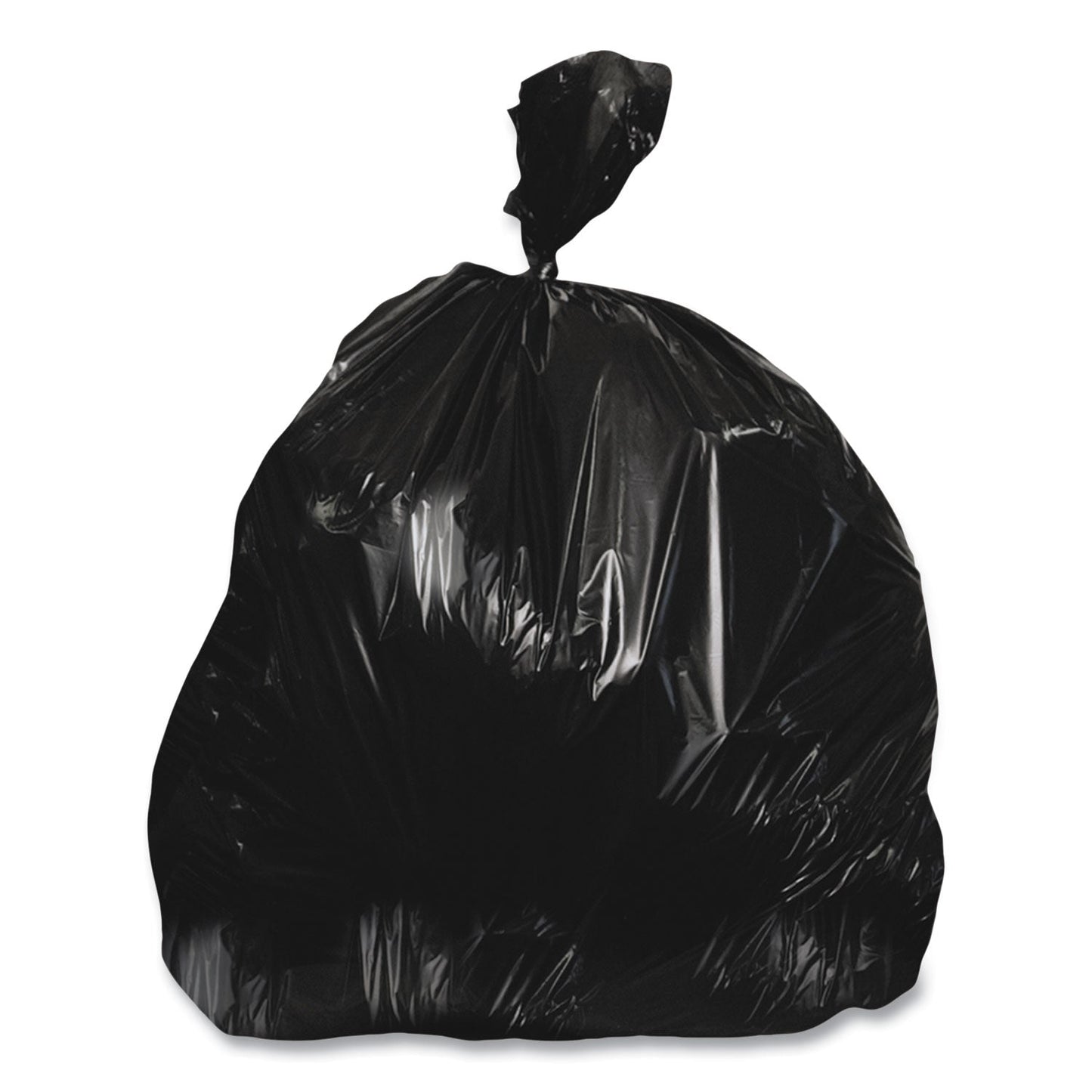 Heritage Linear Low-Density Can Liners, 33 gal, 0.9 mil, 33 x 39, Black, 150/Carton