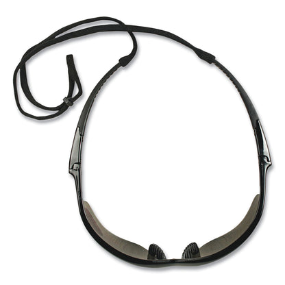 KleenGuard V60 Nemesis Rx Reader Safety Glasses, Black Frame, Smoke Lens, +2.5 Diopter Strength, 6/Box