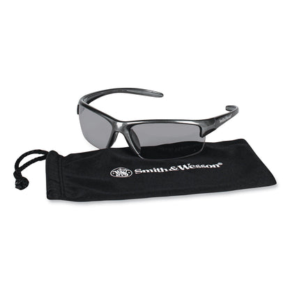 KleenGuard Equalizer Safety Glasses, Gun Metal Frame, Smoke Lens, 12/Box